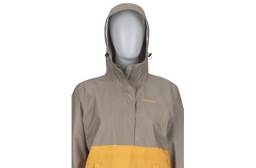 Image of Marmot PreCip Anorak - Womens, Cappuccino/Golden Eye, Extra Small, 49580-7760-XS