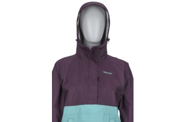 Image of Marmot PreCip Anorak - Womens, Dark Purple/Meadowbrook, Extra Large, 49580-5778-XL