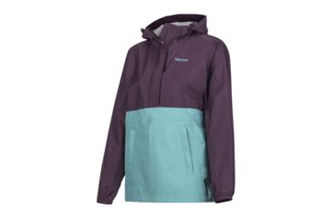 Image of Marmot PreCip Anorak - Womens, Dark Purple/Meadowbrook, Extra Large, 49580-5778-XL