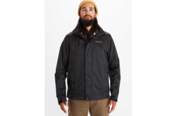 Image of Marmot PreCip Eco Jacket - Men's, Black, Large, 195115270636