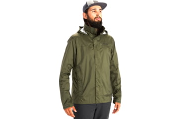 Image of Marmot PreCip Eco Jacket - Men's, Nori, Large, 195115270988