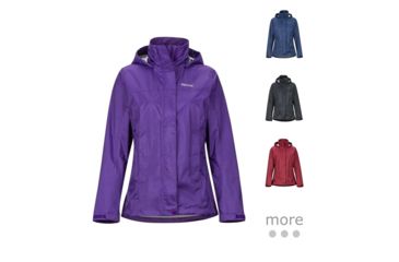 Image of Marmot PreCip Eco Jacket - Women's, Acai, Arctic Navy, Black, Claret, Deep Teal, Disco Pink