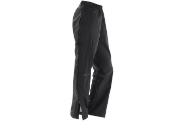 Image of Marmot Precip Full Zip Pant - Womens-Black-Regular Inseam-X-Small