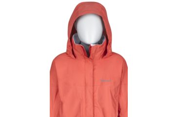 Image of Marmot Precip Jacket - Girl's, Living Coral, Large 55680-6847-L