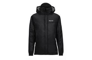Image of Marmot Precip Jacket - Girl's-Black-Medium