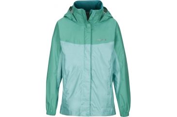 Image of Marmot Precip Jacket - Girl's-Celtic/Turf Green-Small