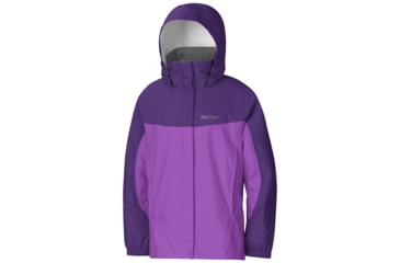 Image of Marmot Girls Precip Jacket,Purple Shadow/Lavender Violet,Medium MAR0441-PS-LV-MD