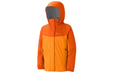 Image of Marmot Precip Jacket - Girl's-Small-Sea Glass/Sea Green