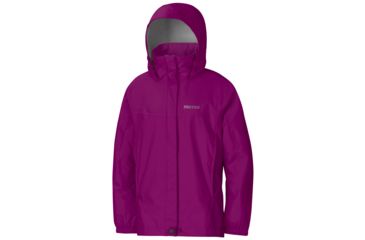 Image of Marmot Precip Jacket - Girl's-Beet Purple-Medium