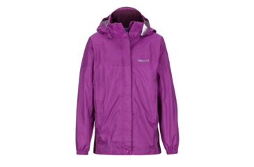 Image of Marmot PreCip Jacket - Girls, Grape, L, 55680-6228-L
