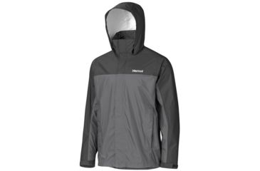 Image of Marmot Precip Jacket - Men's-Cinder/Slate Grey-Clearance-X-Large