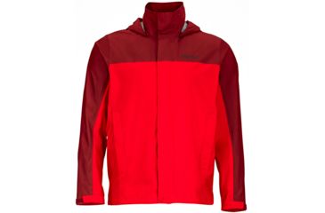 Image of Marmot Precip Jacket - Men's-Team Red/Dark Crimson-XX-Large
