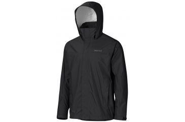 Image of Marmot Precip Jacket Tall - Mens-Black-X-Large