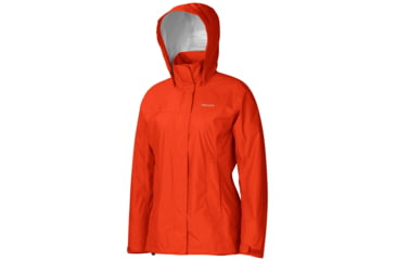 Image of Marmot Precip Jacket - Women's-Coral Sunset-X-Small