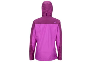 Image of Marmot Precip Jacket - Womens-Neon Berry/Deep Plum-X-Small