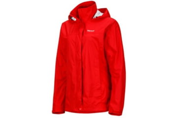 Image of Marmot Precip Jacket - Womens-Tomato-X-Small