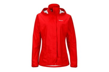 Image of Marmot Precip Jacket - Womens-Tomato-X-Small