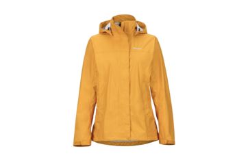 Image of Marmot PreCip Rain Jacket - Womens, Golden Eye, Large, 46200-9416-L
