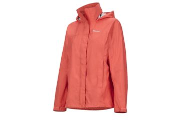 Image of Marmot PreCip Rain Jacket - Womens, Living Coral, Extra Large, 46200-6847-XL