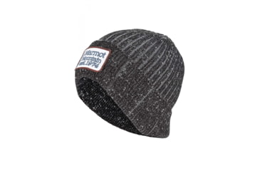 Image of Marmot Retro Trucker Beanie - Mens, Black, One Size, 14660-001-ONE