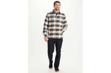 Image of Marmot Ridgefield Long Sleeve - Mens, Papyrus, Small, 44300-7395-S