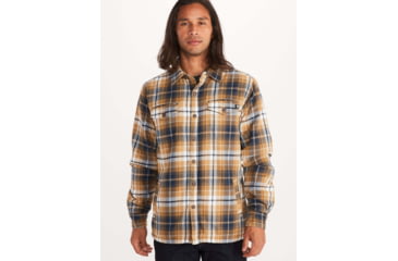 Image of Marmot Ridgefield Long Sleeve - Mens, Scotch, Small, 44300-7372-S