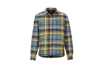 Image of Marmot Ridgefield LS - Mens, Bright Steel, Extra Large, 44300-1862-XL