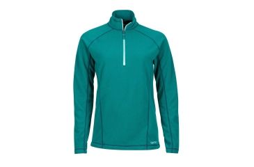 Image of Marmot Rocklin 1/2 Zip Fleece Jacket - Womens, Malachite, L 88990-3679-L