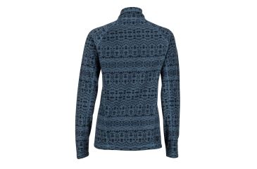 Image of Marmot Rocklin 1/2 Zip Fleece Jacket - Womens, Steel Onyx Sunfall, L 88990-8977-L