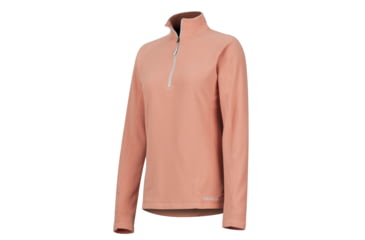 Image of Marmot Rocklin 1/2 Zip Jacket - Womens, Coral Pink, Large, 88990-7274-L