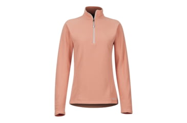 Image of Marmot Rocklin 1/2 Zip Jacket - Womens, Coral Pink, Large, 88990-7274-L
