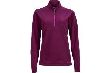 Image of Marmot Rocklin 1/2 Zip - Women's-Deep Plum-Small