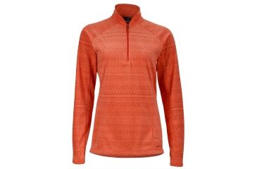 Image of Marmot Rocklin 1/2 Zip - Women's-Living Coral Alps-Medium