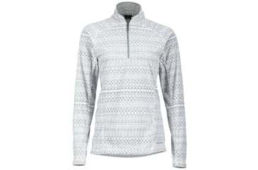 Image of Marmot Rocklin 1/2 Zip - Women's-Soft White Alps-Small
