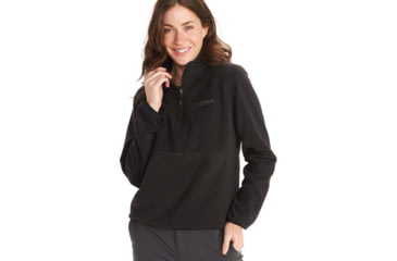 Image of Marmot Rocklin 1/2 Zip - Womens, Black, Medium, M12403-001-M