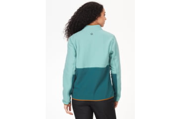 Image of Marmot Rocklin 1/2 Zip - Womens, Blue Agave/Dark Jungle, Extra Large, M12403-22487-XL