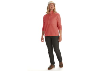 Image of Marmot Rocklin 1/2 Zip - Womens, Grapefruit, Large, M12403-9949-L