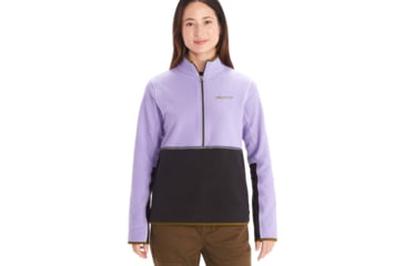 Image of Marmot Rocklin 1/2 Zip - Womens, Paisley Purple/Black, Extra Small, M12403-20797-XS