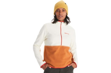 Image of Marmot Rocklin 1/2 Zip - Womens, Papyrus/Copper, Extra Large, M12403-21014-XL
