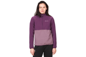 Image of Marmot Rocklin 1/2 Zip - Womens, Purple Fig/Hazy Purple, Small, M12403-22491-S