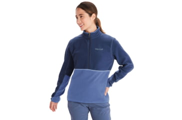Image of Marmot Rocklin 1/2 Zip - Womens, Twilight Blue/Blue Bonnet, Extra Small, M12403-23246-XS