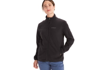 Image of Marmot Rocklin Full Zip Jacket - Womens, Black, Large, M12402-001-L