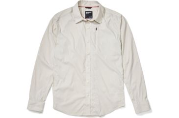 Image of Marmot Runyon Long Sleeve Shirt - Mens, Moonbeam, Large, 41380-7384-L