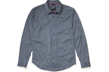Image of Marmot Runyon Long Sleeve Shirt - Mens, Steel Onyx, Large, 41380-1515-L