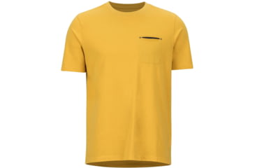 Image of Marmot Ryegate Short Sleeve T-Shirt - Mens, Golden Leaf, Medium, 42600-9142-M