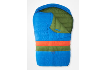 Image of Marmot Sawtooth Doublewide, Dark Azure/Foliage, Dual Zipper, M14024-19625-DZ