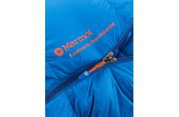 Image of Marmot Sawtooth Doublewide, Dark Azure/Foliage, Dual Zipper, M14024-19625-DZ