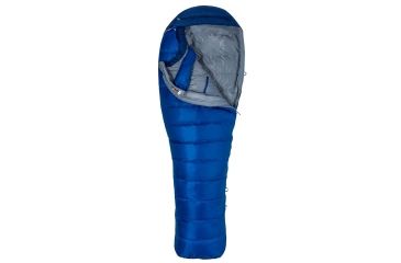 Image of Marmot Sawtooth Sleeping Bag, Surf/Arctic Navy, Reg 6ft0in/Left Zip, 29870-3901-LZ
