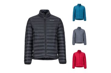 Image of Marmot Solus Featherless Jacket - Mens, Black, Moroccan Blue, Steel Onyx, Team Red