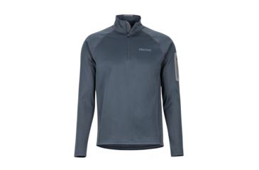 Image of Marmot Stretch Fleece 1/2 Zip - Mens, Dark Steel, 2XL, 81140-1132-XXL